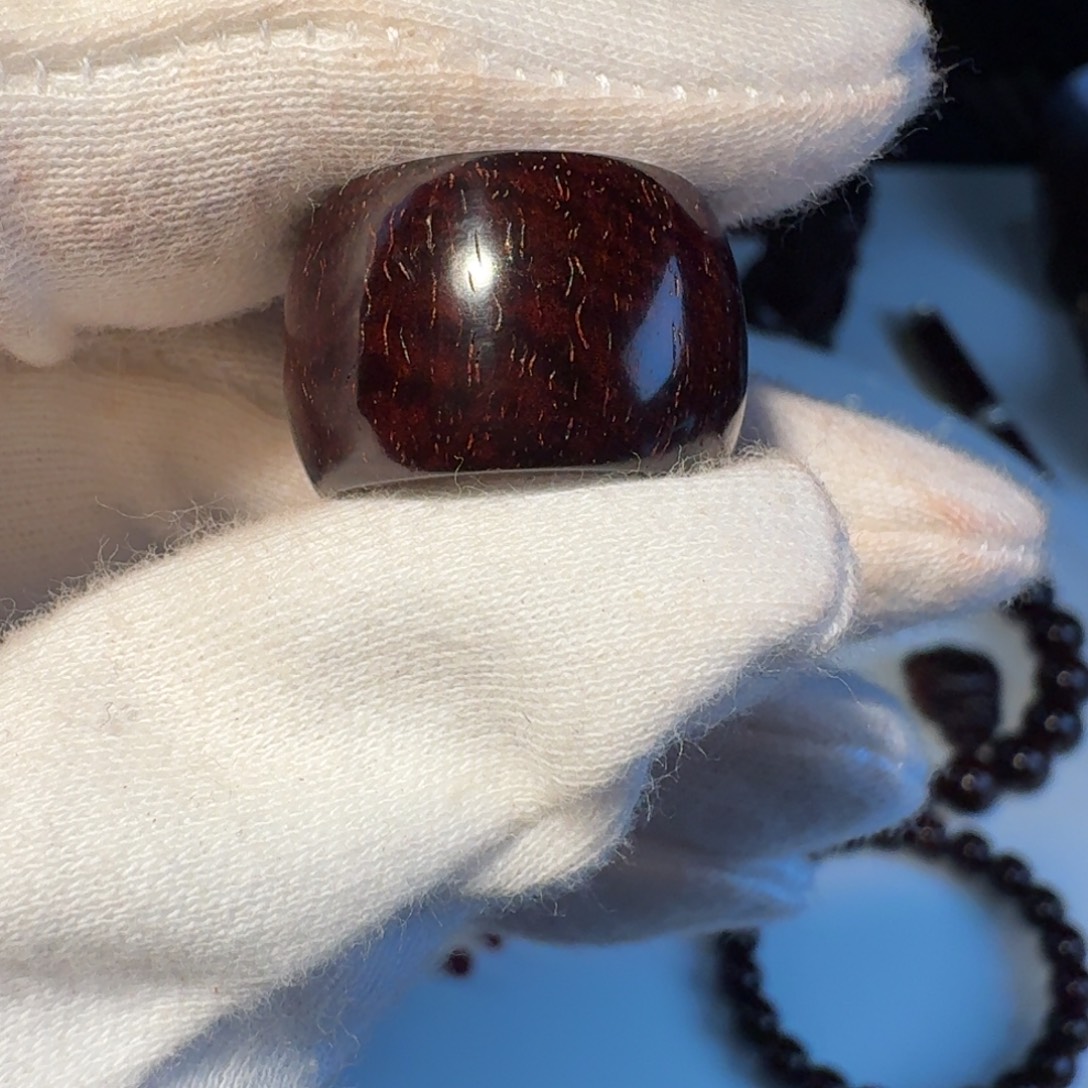 飞***秃小叶紫檀手串/手链印度小叶紫檀日本三味线古琴料跑环