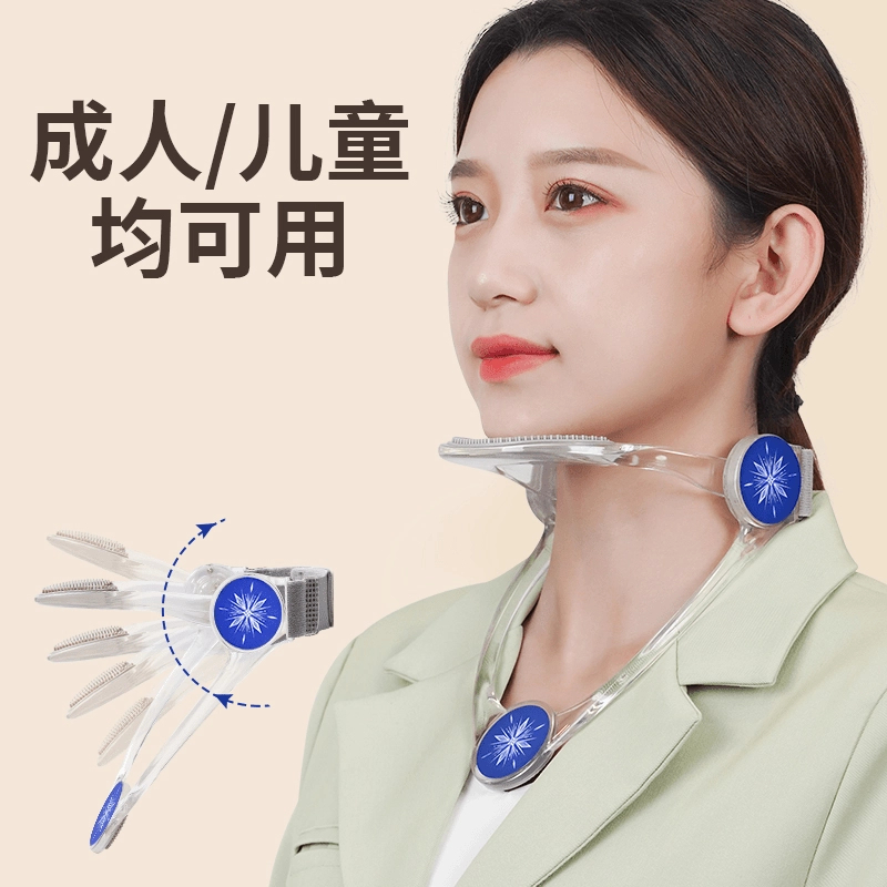 【颈托防低头】办公室家用脖套跃立防低头神器脖子前倾成人透明轻便
