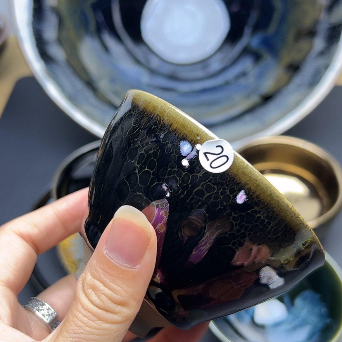 【闪购商品】茶盏建窑建盏主人杯微瑕