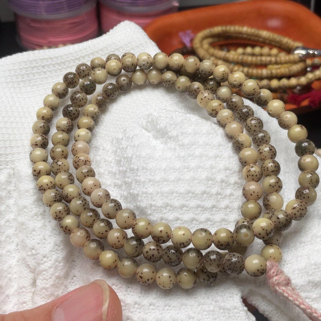 嫁***法吊坠星月菩提星月菩提6圆108冰糯