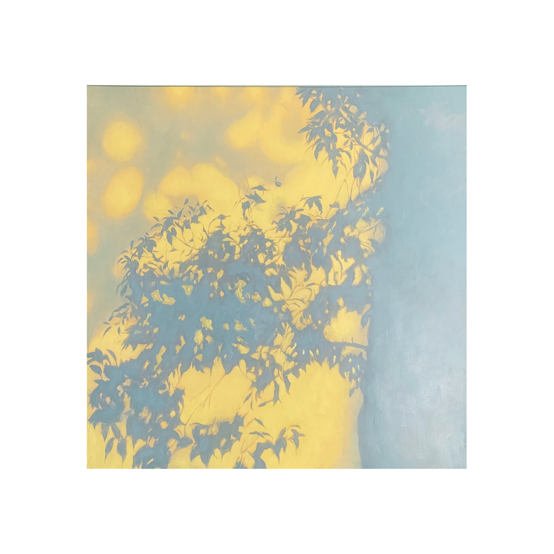 【霞光织叶】50*50 油画原作收藏 客厅卧室装饰画现代家居