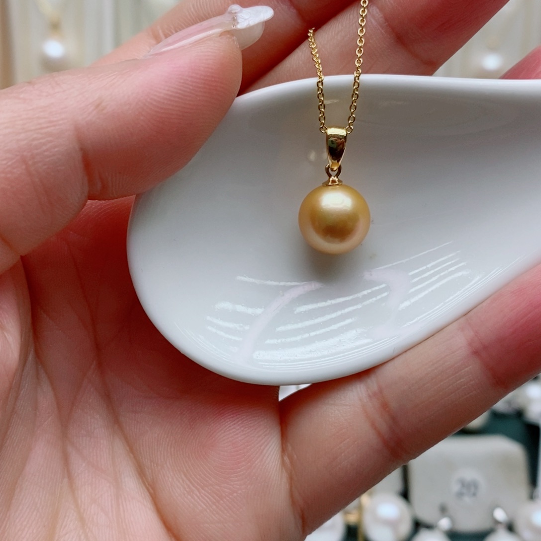 淡水珍珠颈饰银S925镶嵌