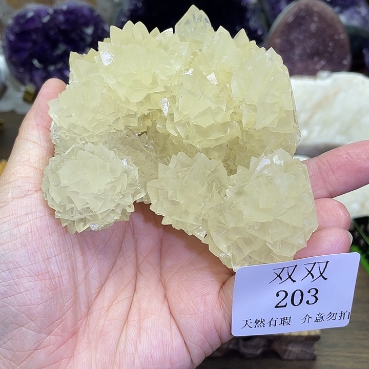 水晶大型摆件（非配饰）未镶嵌方解石