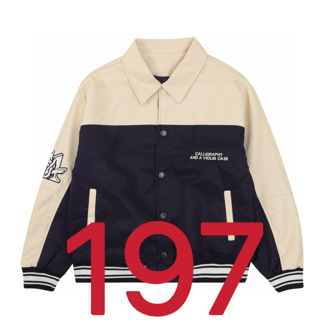 撞色夹棉夹克棒球服 197