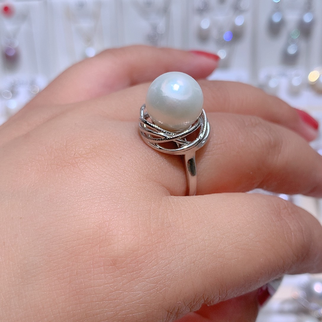 戒指未镶嵌淡水珍珠CC12.2m m