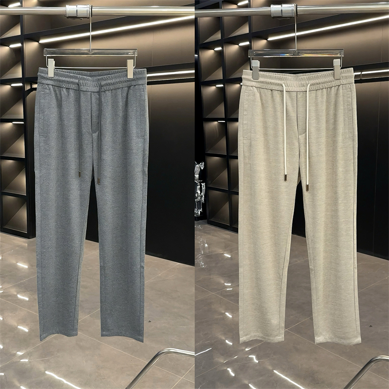 ｜醋酸·绵羊毛｜轻奢简约微宽松直筒休闲裤99319