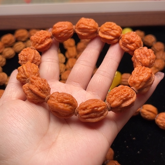 文玩核桃手串小金蟾