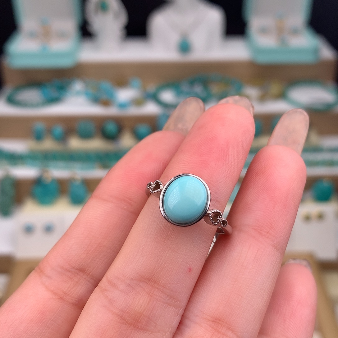 绿松石未镶嵌戒指