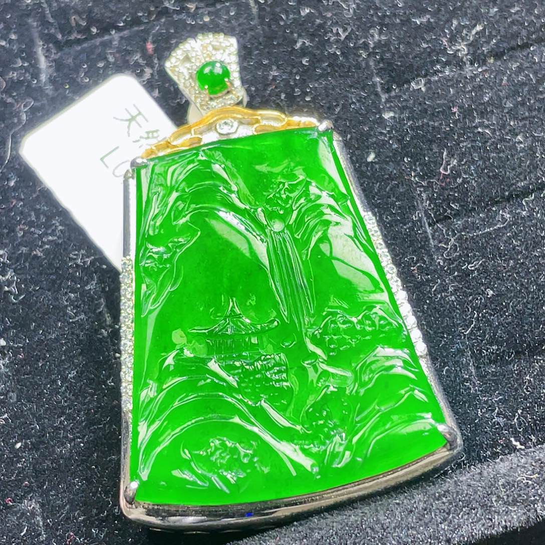 翡翠颈饰未镶嵌29，