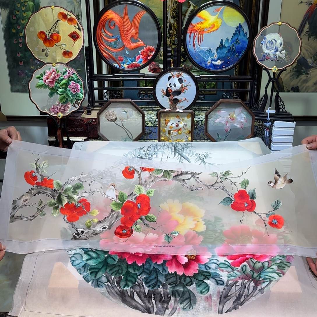 刺绣刺绣工艺精湛