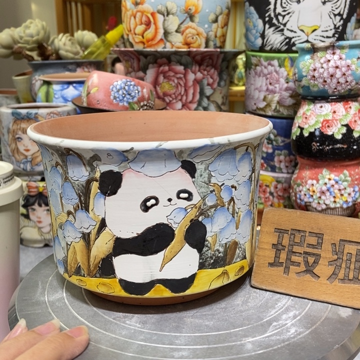 景德镇艺术手绘作品