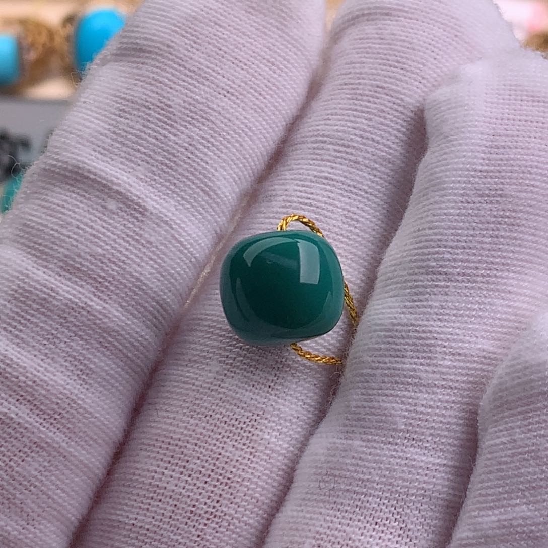 绿松石珠宝奇石未镶嵌沉**?