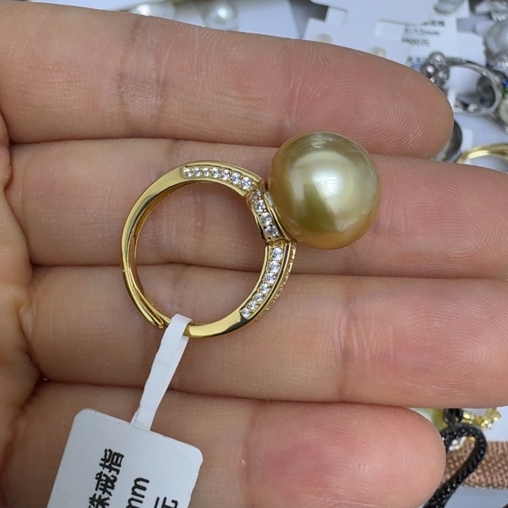 跳***糖颈饰海水珍珠银S925镶嵌