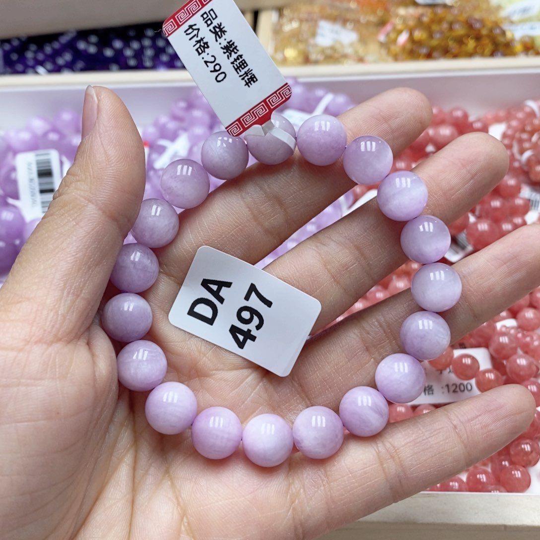 锂辉石手串未镶嵌