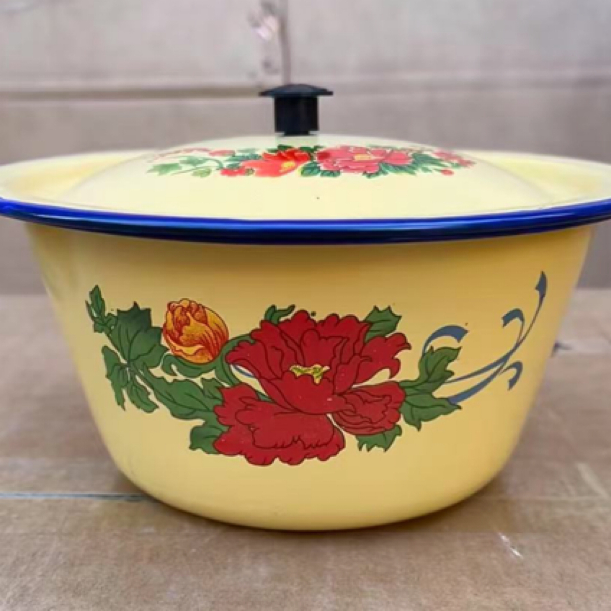 搪瓷盆6寸榴莲千层