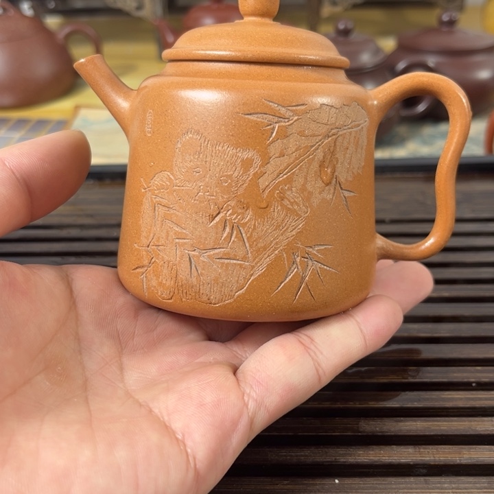 紫砂茶壶原矿紫砂半手工制作