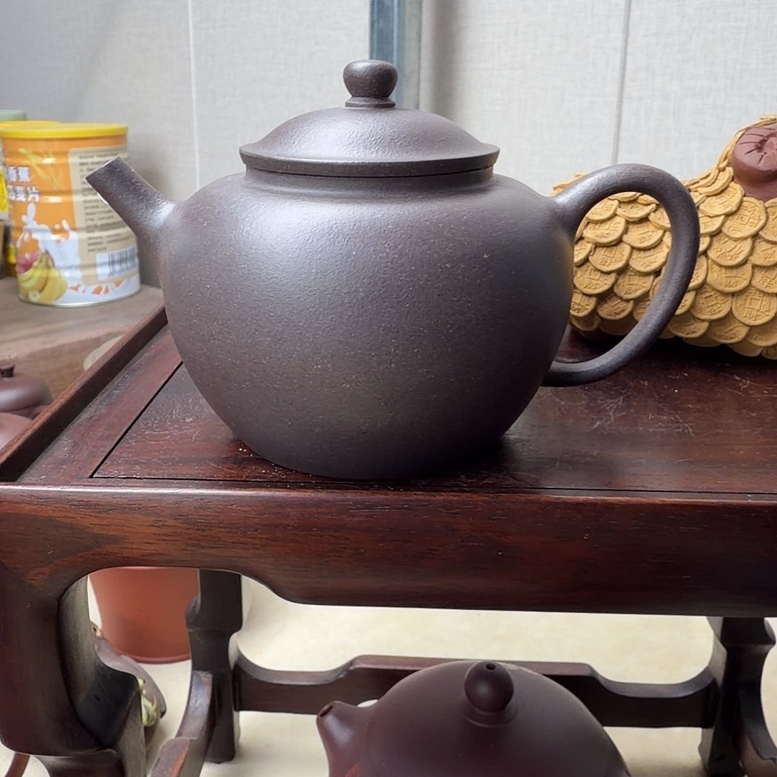 立帽壶180cc青灰段泥