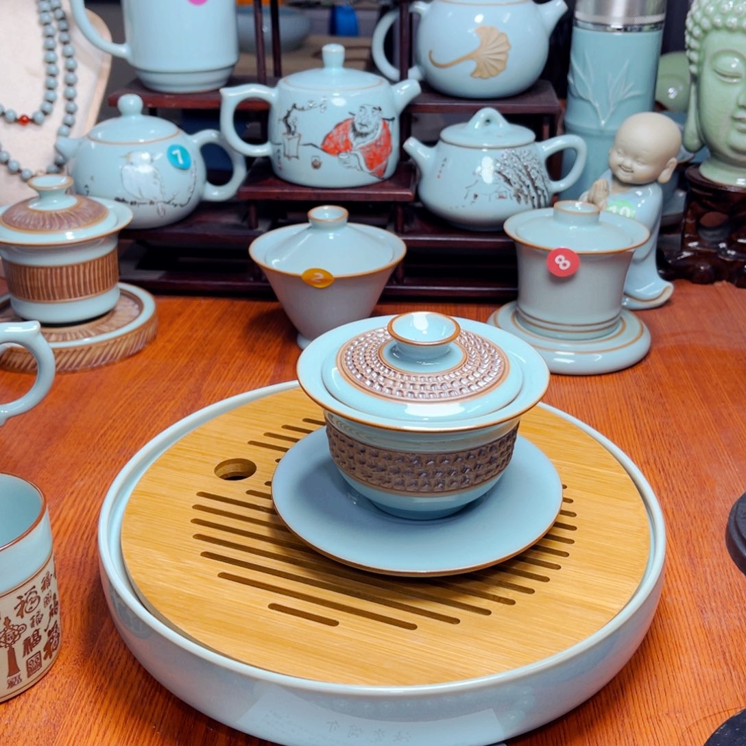 【闪购商品】汝州单壶单杯，天青，高品