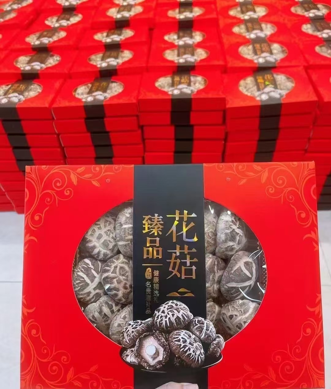 精选大花菇厚肉花菇干年货