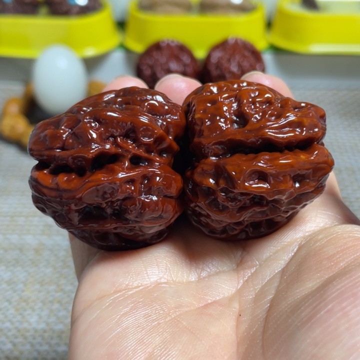 文玩核桃把件45肚蛤蟆