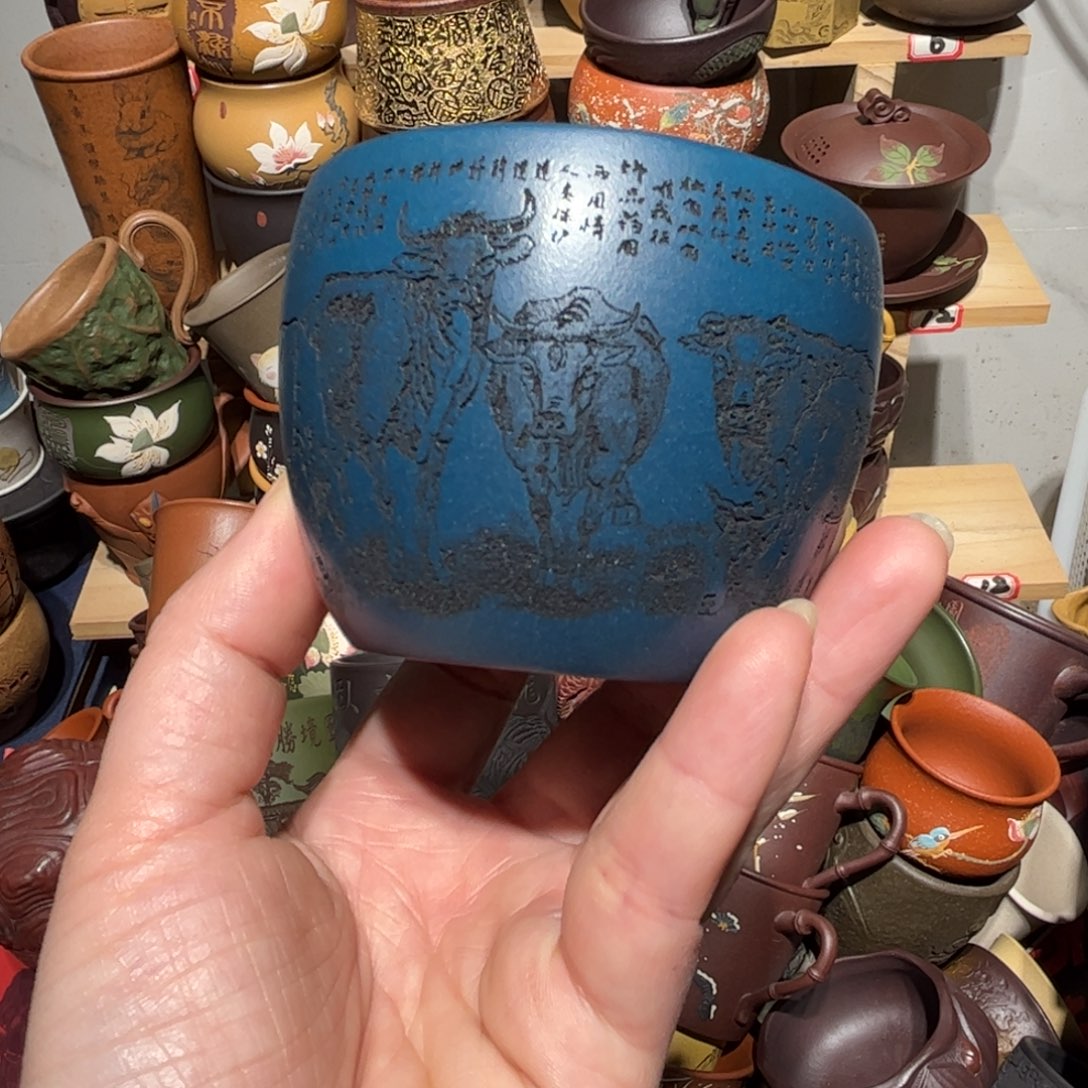 紫砂茶杯宜兴紫砂主人杯