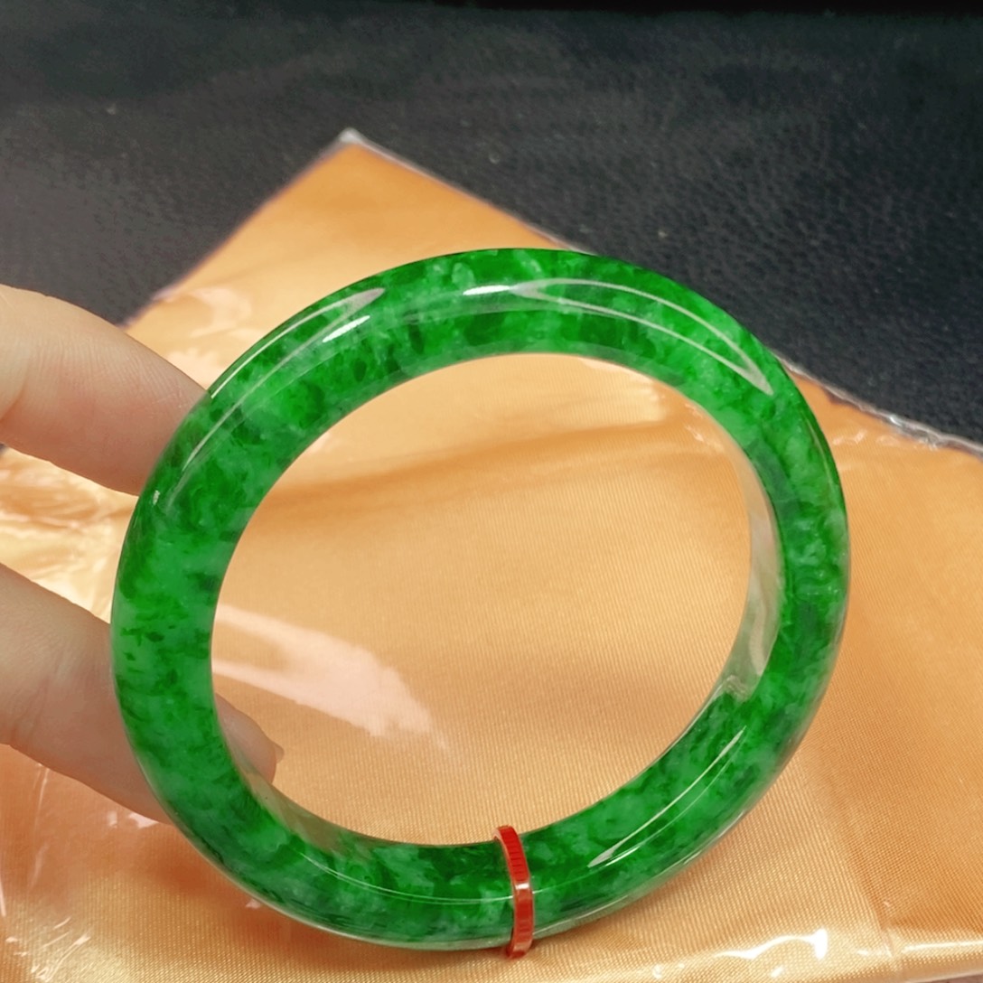 未镶嵌手镯翡翠54.3正圈
