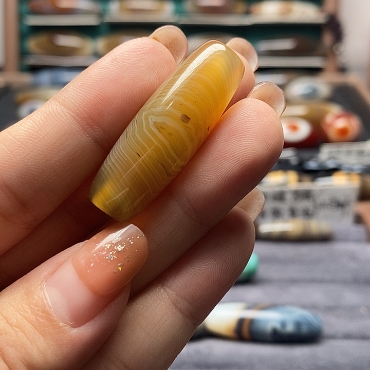 ****糖玛瑙/玉髓未镶嵌吊坠(不含链)