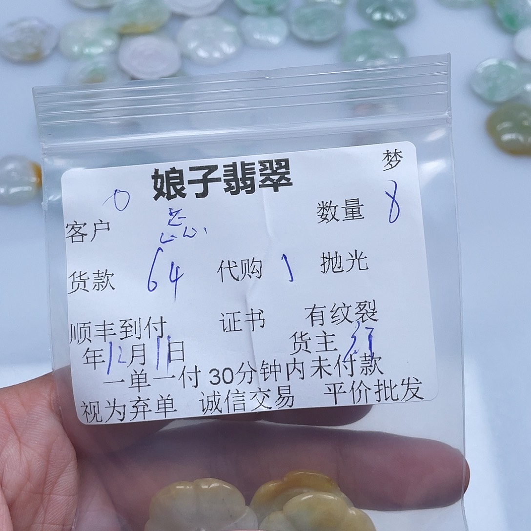 肥***蕊翡翠未镶嵌颈饰翡翠