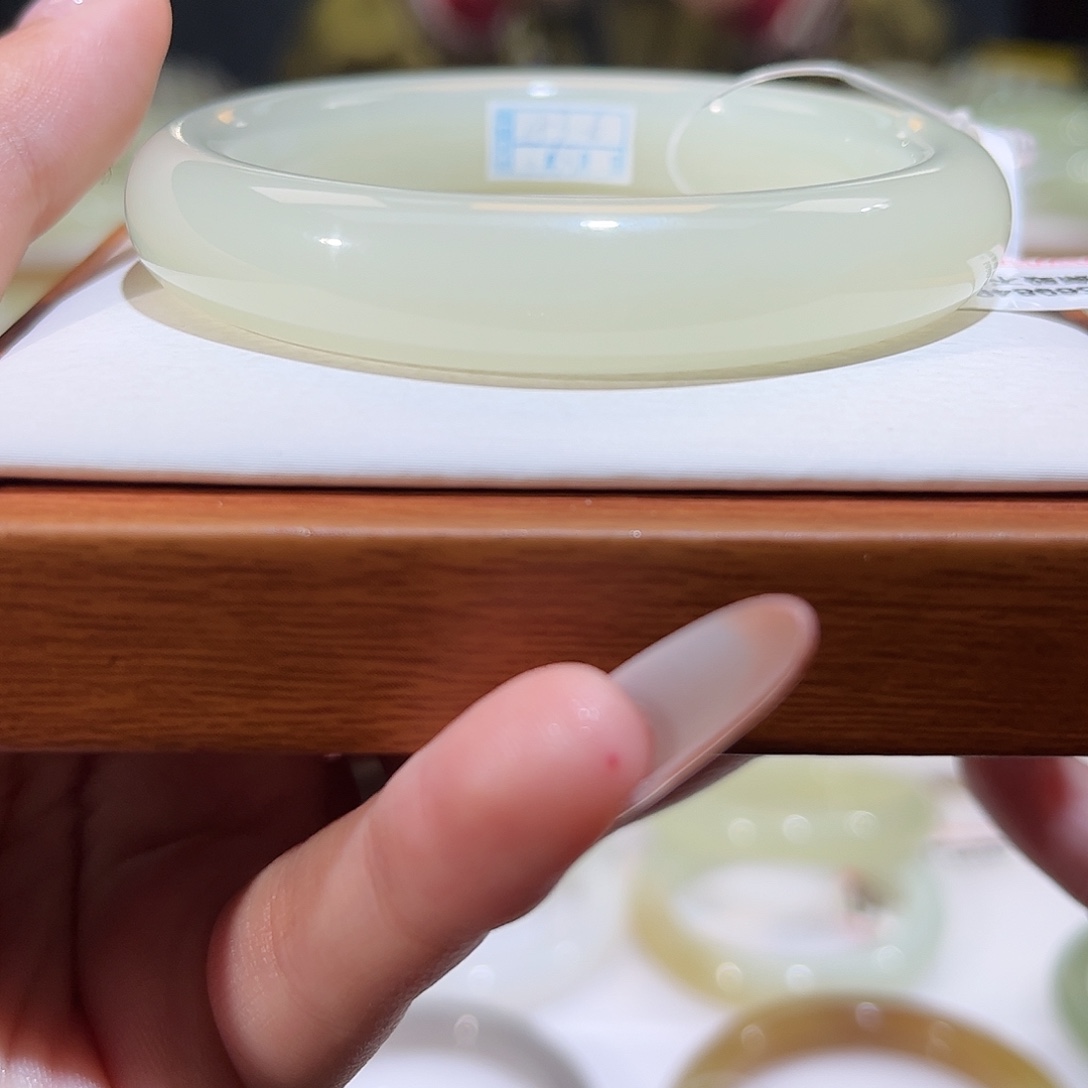 和田玉未镶嵌手镯冰晴鑫