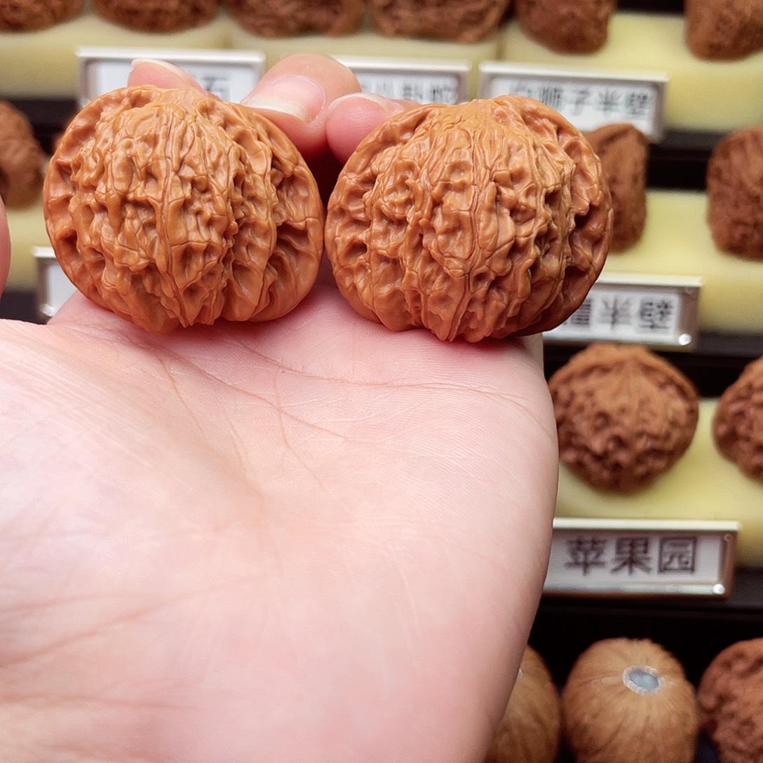 吊坠文玩核桃磨盘41全品874