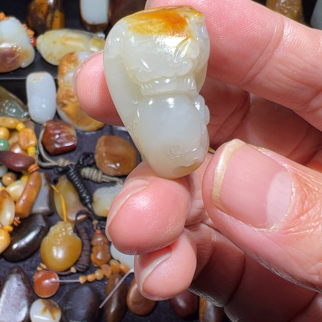 和田玉吊坠(不含链)未镶嵌泰*