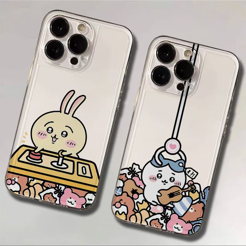 夹娃娃乌萨奇小八情侣太空壳适用于苹果xs/xr卡通16plus软壳15/14