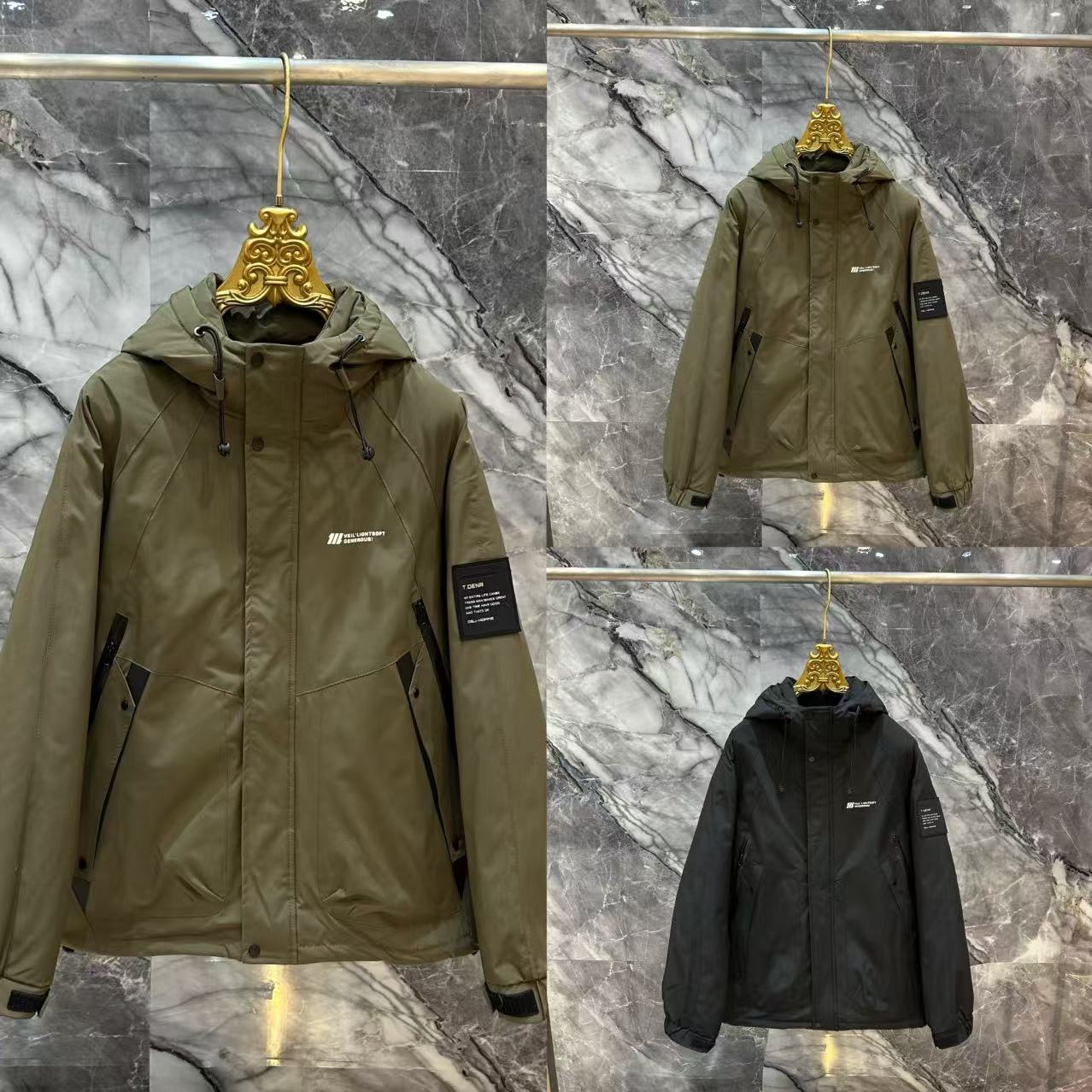 【F】冬季新款时尚加厚保暖防寒服外套9913