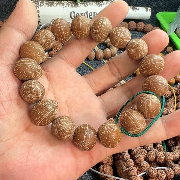 稳***3金刚菩提手串紫金鼠原皮