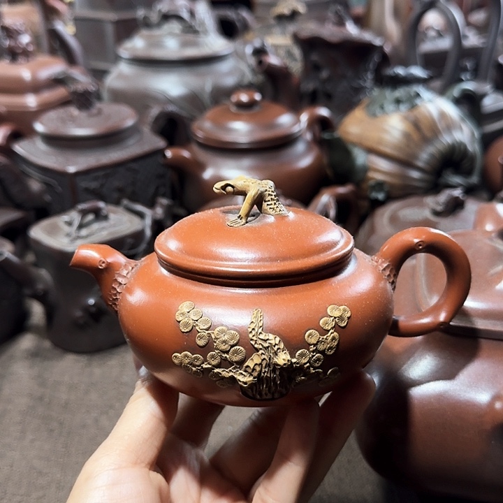 泥塑南**人紫砂壶茶具壶