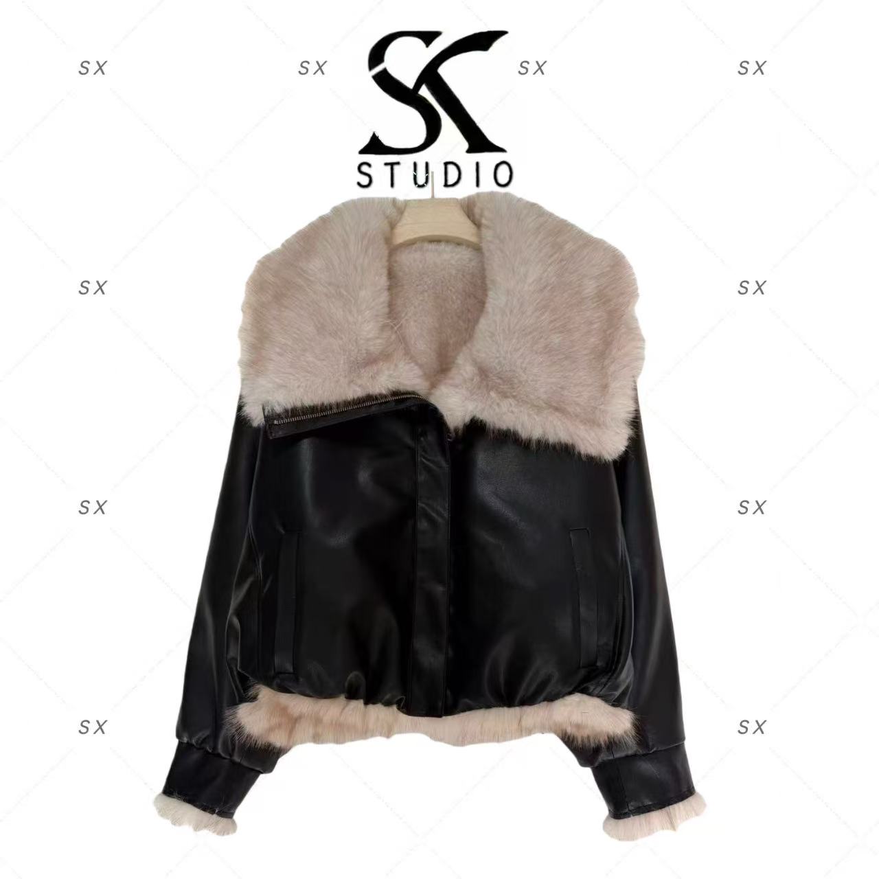 【貂中贵族】9530轻奢女款时尚外套（两面穿）SXZY-2501