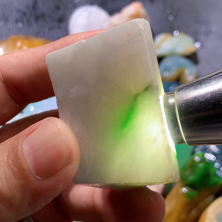 翡翠未镶嵌颈饰缅甸天然翡翠牌子珠子平安扣