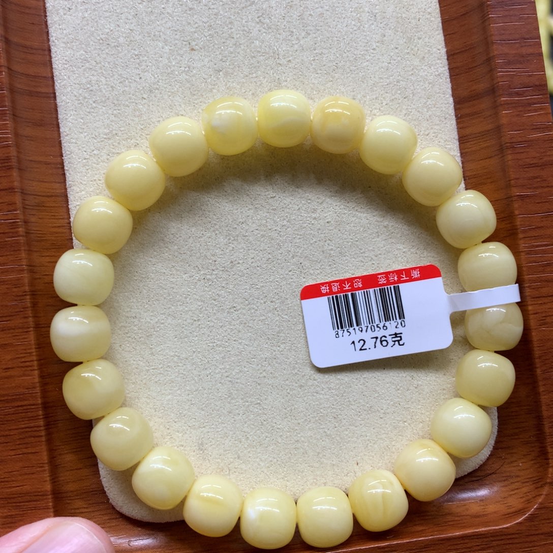 蜜蜡未镶嵌手链蜜蜡