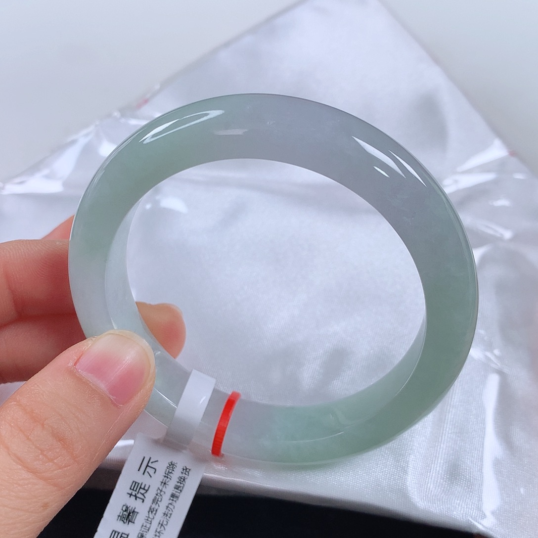 翡翠手镯未镶嵌S****潮 正圈