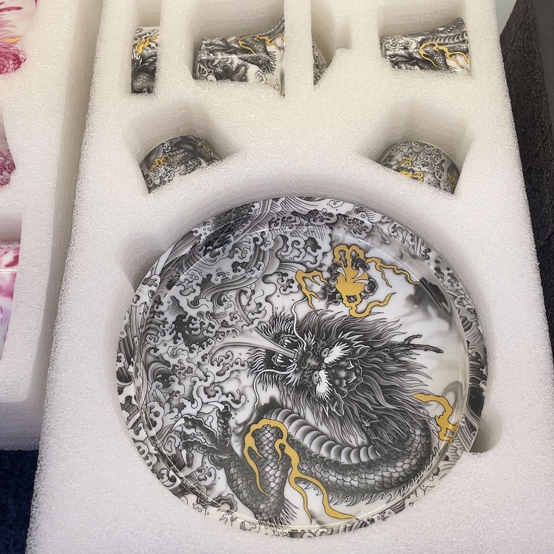 陶景德陶瓷盖碗茶具