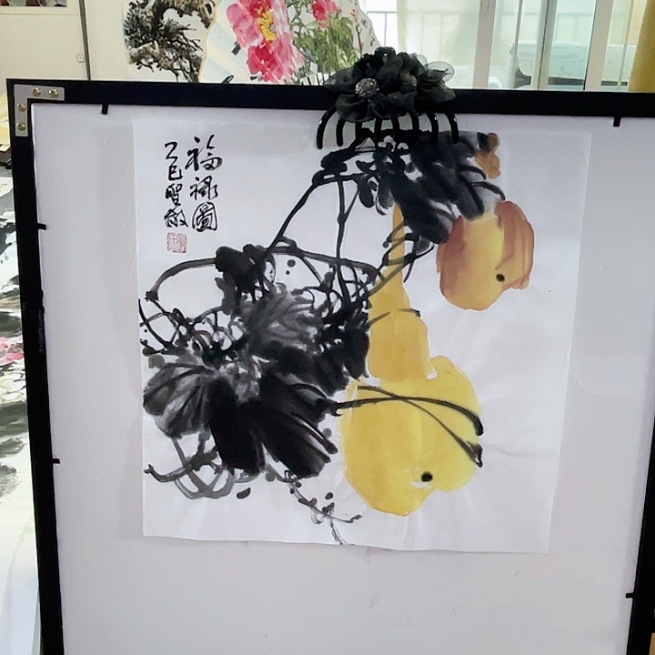 国画张圣敏先生纯手绘作品