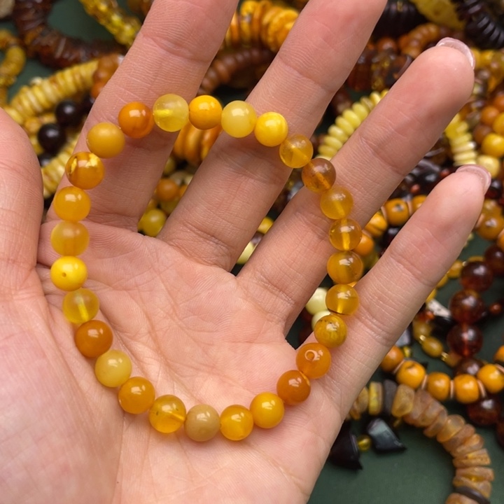 琥珀未镶嵌珠宝奇石