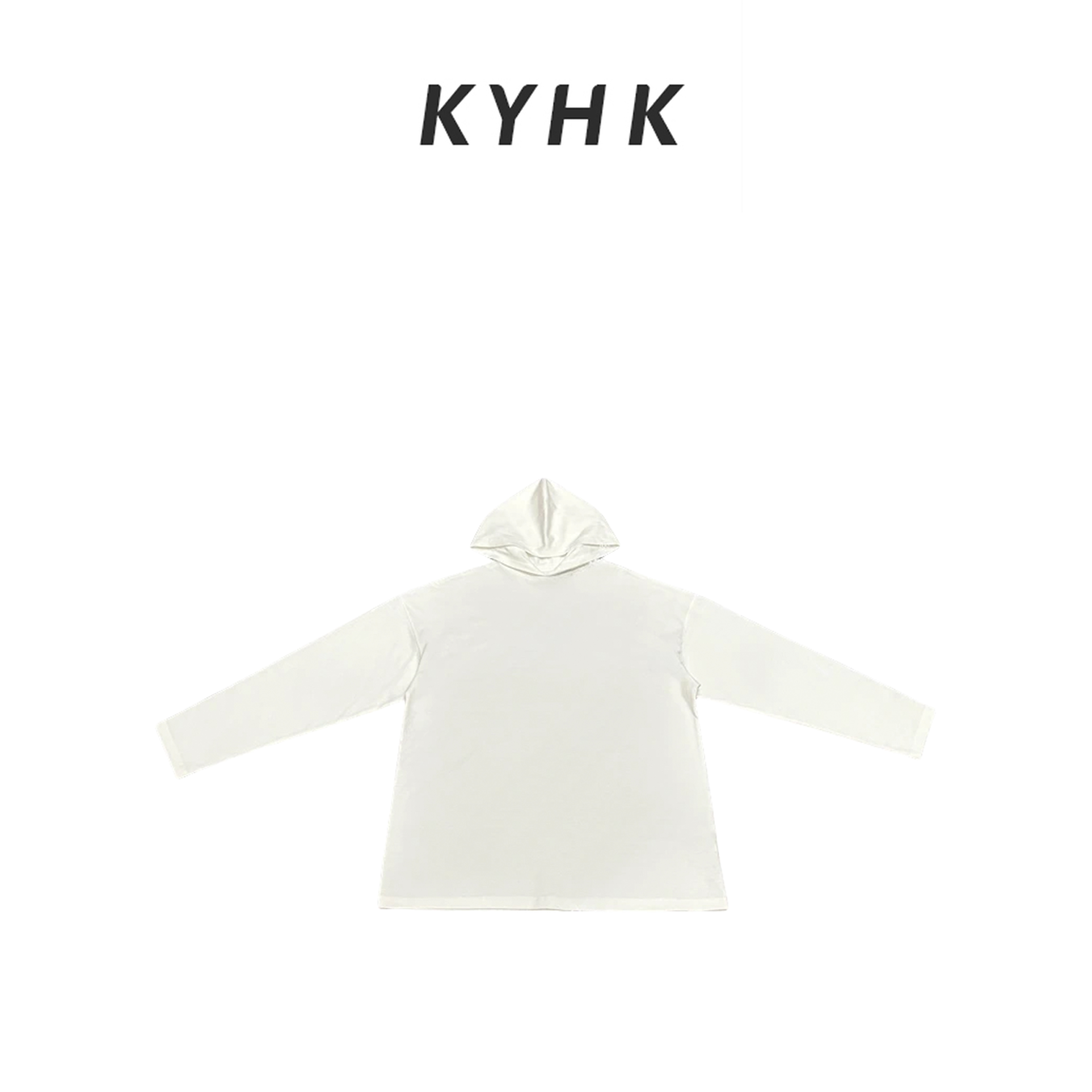 KYHK极简纯色棉质连帽衫长袖打底上衣241157