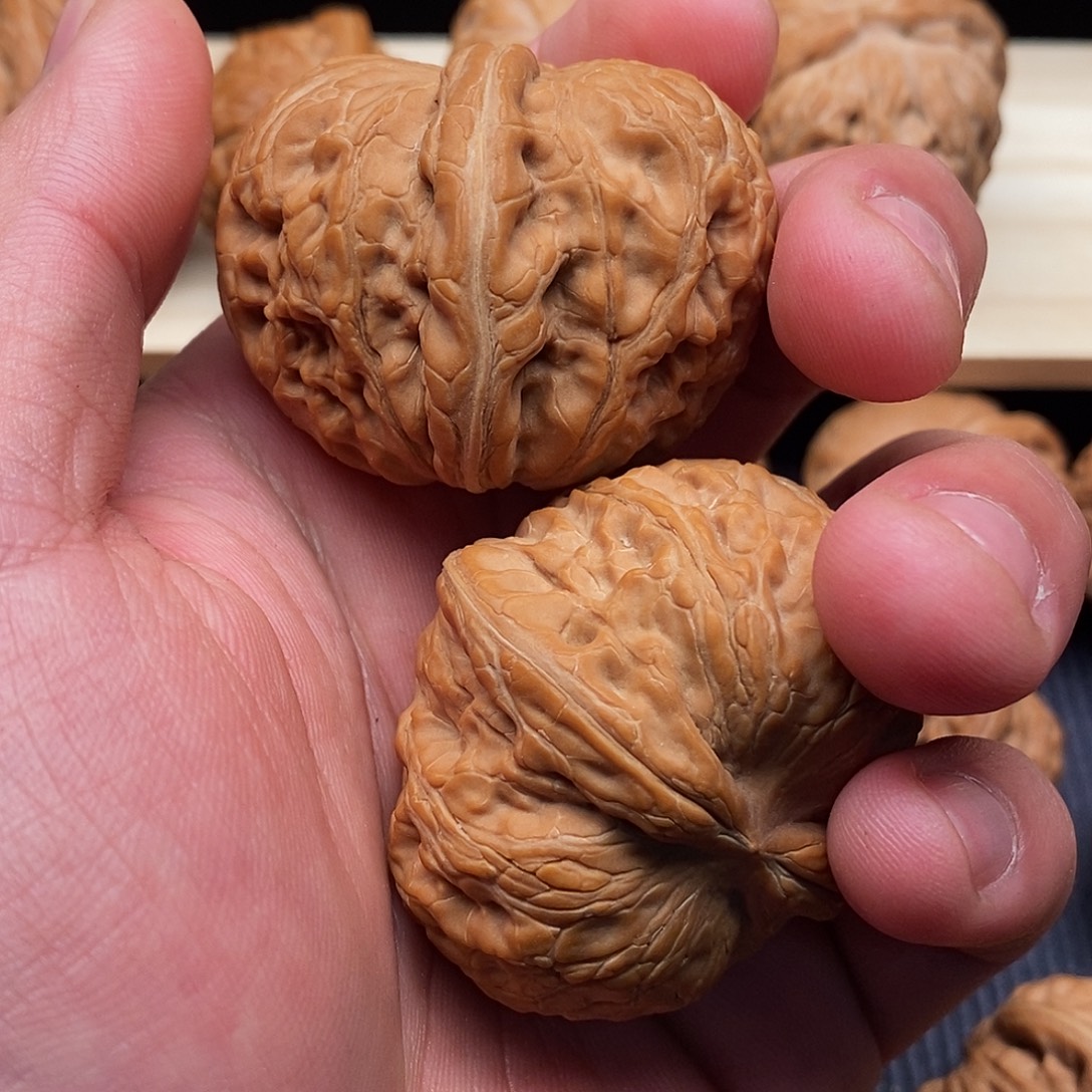 清***扬文玩核桃吊坠元宝