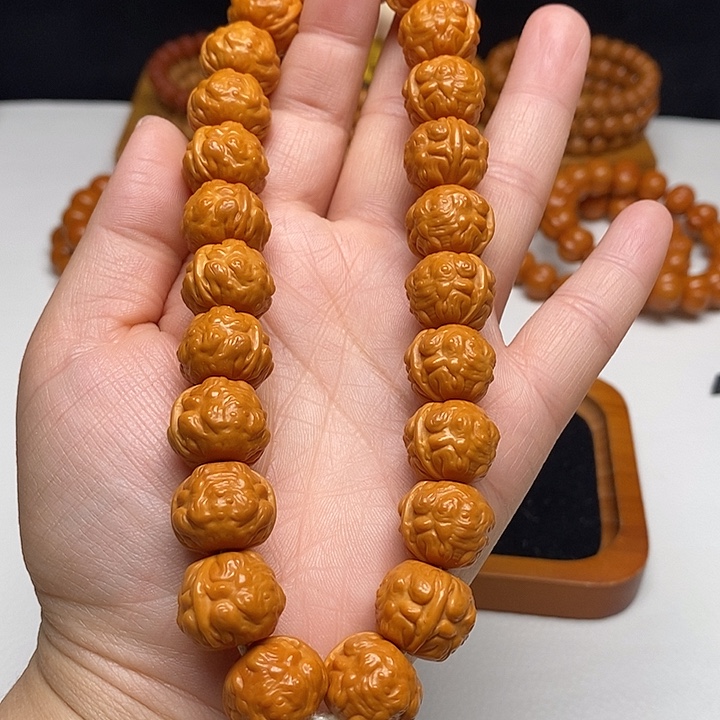 猴头核桃吊坠猴头