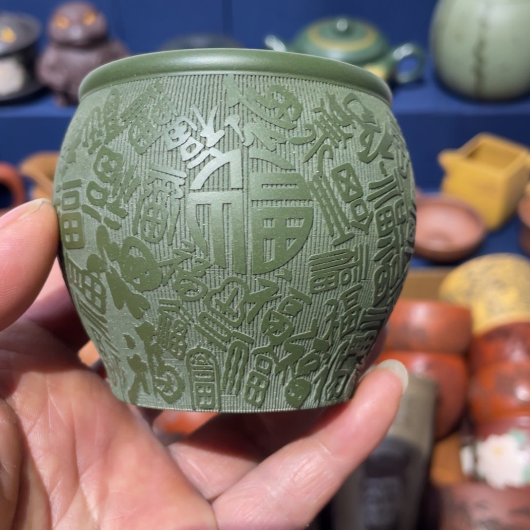 原矿紫砂手工主人杯