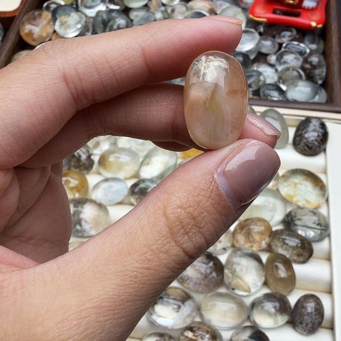惊***蛰未镶嵌珠宝半成品水晶