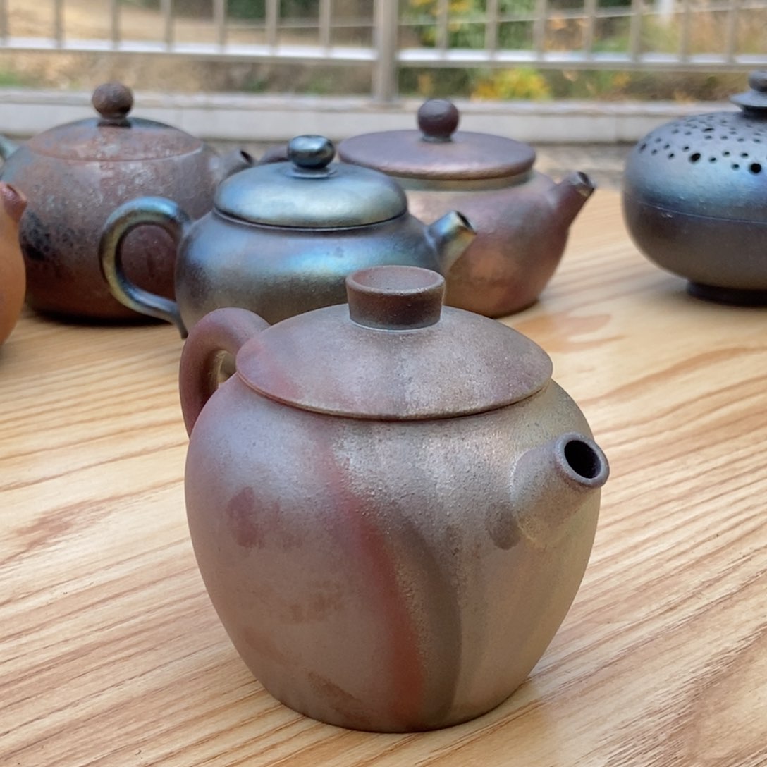 建水紫陶柴烧茶具