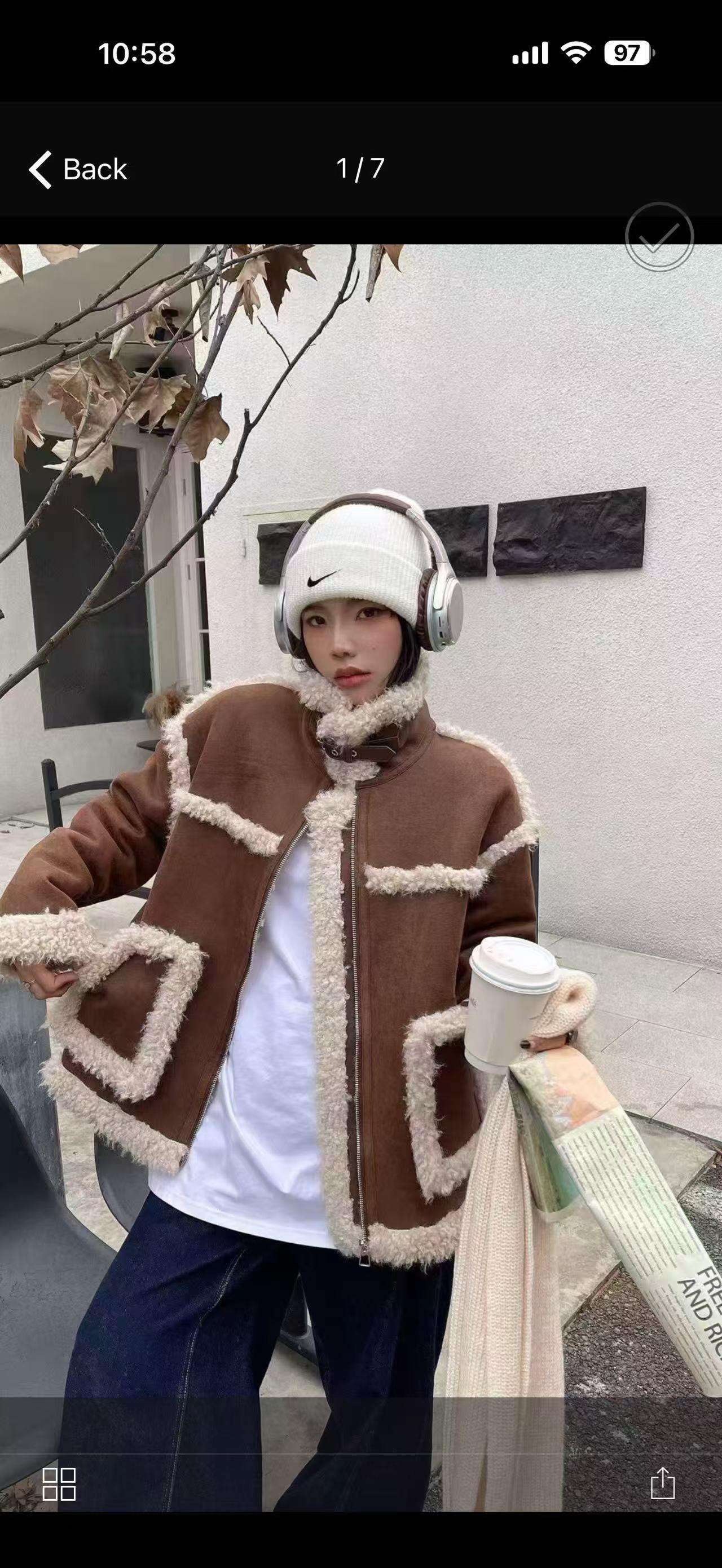 人造皮草 杭州高品质外套963