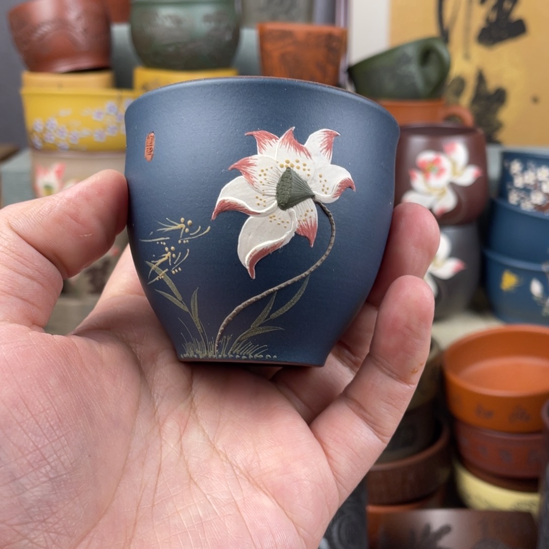 紫砂茶杯紫砂茶杯